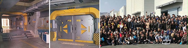 兴国为《环太平洋2》电影剧组定制水性漆