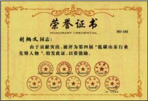 低碳山东行业先锋人物