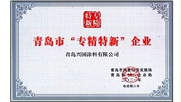 青岛市专精特新企业-兴国水漆